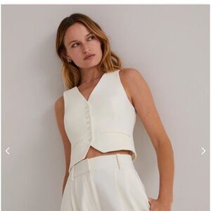 Favorite Daughter “Favorite Vest” in Ivory